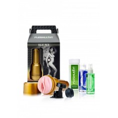 Stu Value Pack - Kit complet Masturbare Fleshlight, 5 articole
