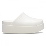 Saboti Crocs Dylan Platform Clog Alb - Chalk
