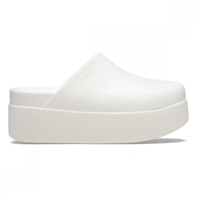 Saboti Crocs Dylan Platform Clog Alb - Chalk foto