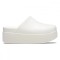 Saboti Crocs Dylan Platform Clog Alb - Chalk