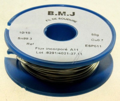 1,0MM 1,0MM-50G CU SN99,3 CU0,7 10/10 50G BMJ ELECTRONICS foto
