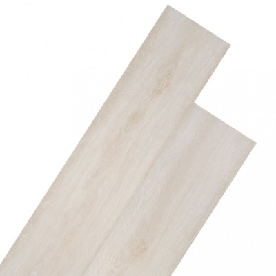 Plăci de pardoseală, stejar alb clasic, 5,26 m&amp;sup2;, 2 mm, PVC foto