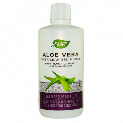 Aloe vera gel &amp;amp; juice 1l secom foto