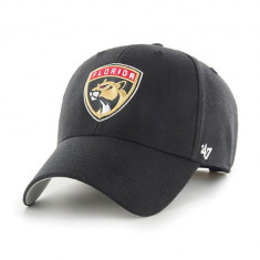 47brand șapcă NHL Florida Panthers culoarea negru, cu imprimeu H-MVP26WBV-BKC