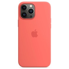 Husa spate Apple MMT62FE/A Silicone Case cu MagSafe pentru iPhone 13 Pro Max,Pink Pomelo,Blister