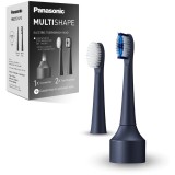 Cap MultiShape Panasonic ER-CTB1, periuta de dinti cu vibratii sonice, 2 perii multi-fit si ultrafina, capac protectie, compatibil cu modelele ER-CKL2
