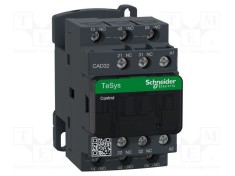 Contactor SCHNEIDER ELECTRIC TeSys D 5-polar NC x2 NO x3 24VDC 10A 45mm