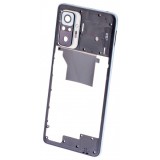 Cumpara ieftin Carcasa Mijloc - Geam Camera Spate Xiaomi Redmi Note 10 Pro, Albastra