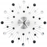 Ceas de perete, mecanism cuart, 50 cm, design modern GartenMobel Dekor, vidaXL