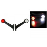 2 x LED Lampa Gabarit Laterala Pozitie Lung 45 de grade 12v 24v