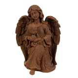 Cumpara ieftin Figurina Inger polirasina maro 13x11x18 cm