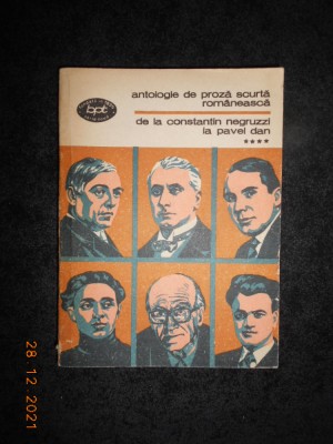 ANTOLOGIE DE PROZA SCURTA ROMANEASCA volumul 4 foto