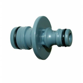 Niplu furtun Topgarden 380961, 2 sensuri 1/2&quot;-3/4&quot;, Plastic