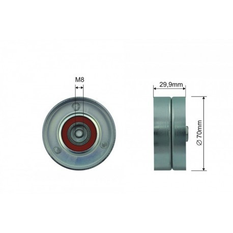 Rola Intinzator Curea Vectransmisie,VW Lt 28-35 Ii,500228