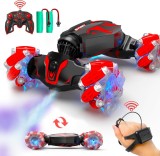 Cumpara ieftin Masina Jucarie Cu Telecomanda Pentru Copii, Tractiune 4 X 4, Iluminare Led, Rosu - CN