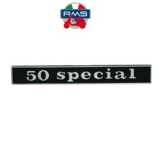 Emblema scris &bdquo;50 Special&quot; Vespa 50 S (63-84) - 50 Special (72-83) 2T AC 50cc - montaj in spate