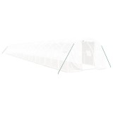 Cumpara ieftin Sera cu cadru din otel, alb, 72 m&sup2;, 24x3x2 m