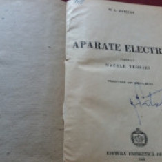 M. A. Babicov - Aparate electrice ( vol. I -Bazele teoriei )