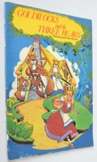 Carte veche de colorat - Goldilocks and the Three Bears - Painting Book