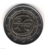 GRECIA 2 euro comemorativa 2009 EMU (10 ani Uniune) - UNC