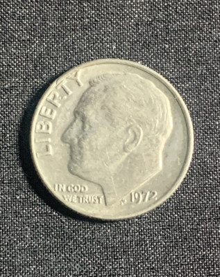 Moneda One Dime 1972 USA foto