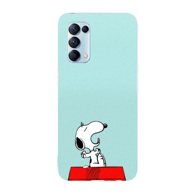 Husa compatibila cu Oppo A72, Viceversa, model Sleepy Snoppy, Silicon, TPU foto