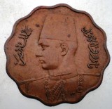 B.575 EGIPT EGYPT FAROUK 10 MILLIEMES 1943