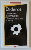 LETTRE SUR LES AVEUGLES / LETTRE SUR LES SOURDS ET MUETS par DIDEROT , 2000