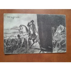 Napoleon Bonaparte la Wagram, carte postala ilustrata