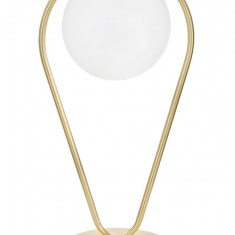 Lampa de masa, Glamy Drop, Mauro Ferretti, 1 x E14, 40W, auriu