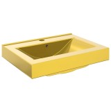 Cumpara ieftin Chiuveta cu preaplin, auriu, 60x46x16 cm, ceramica