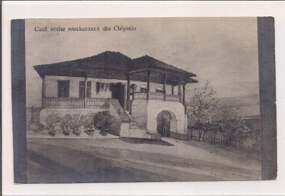 Carte postala necirculata din perioada interbelica Chisinau foto