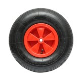 Roata pneumatica pentru roaba 3.50-6, cu janta din plastic, pentru transport materiale si lucrari de gradina