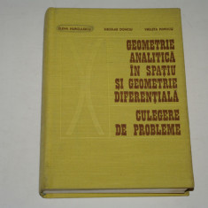 Geometrie analitica in spatiu si geometrie diferentiala Culegere probleme