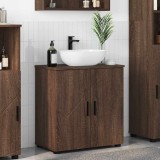 vidaXL Dulap de Baie cu raft Stejar brun 61 x 35 x 64 cm Lemn compozit