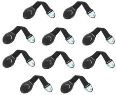 Set 4 protectii pentru usi dulap, Negru foto