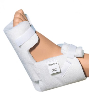 Protectie picior, Alb, Suprima, Picior drept, Poliester foto
