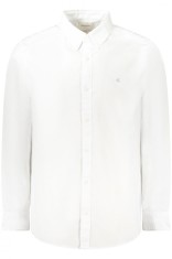 Calvin Klein Jeans camasa barbati cu guler button-down, regular fit, alb, S