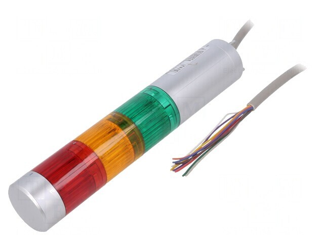 Coloană de Semnalizare LED Roșu/Ambră/Verde