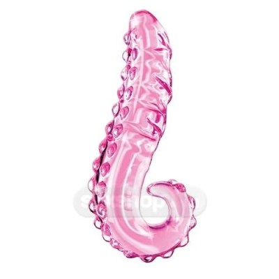 Dildouri de sticla - Icicles Tentacul Roz Dildo din Sticla Nr 24 foto