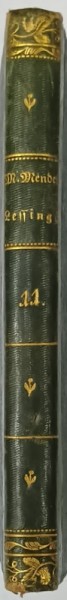 MOSES MENDELSOHN &#039;S SAMMTLICHE WERKE ,COLEGAT DE TREI CARTI , TEXT IN LIMBA GERMANA CU CARACTERE GOTICE , 1821
