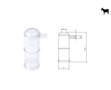 Carcasa plastic pentru manson silicon capre