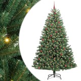 vidaXL Brad de Crăciun artificial cu ramuri articulare Verde 270 cm 3395514