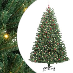 vidaXL Brad de Crăciun artificial cu ramuri articulare Verde 270 cm 3395514