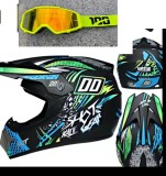Casca Moto Atv Cross Enduro Downhill + Ochelari 100% ,marimi disponibile S,M si L