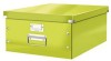 Cutie depozitare carton laminat Leitz Click &amp; Store Mare A3 cu colțuri metalice