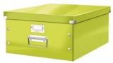 Cutie depozitare carton laminat Leitz Click &amp; Store Mare A3 cu colțuri metalice