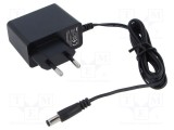 Alimentator pulsatoriu ESPE 9V DC 1A plug-in 9W pentru Europa