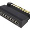 Patch Panel RJ45 Cat6 Negru 8 Porturi