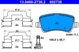 ATE 13.0460-2736.2 set placute frana,frana disc